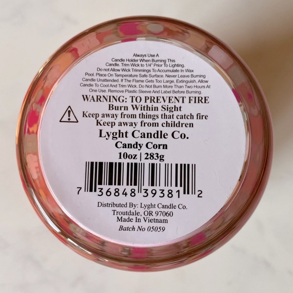 💕👻PINKOWEEN 10oz Pink Ghost Candle - Picture 3 of 4